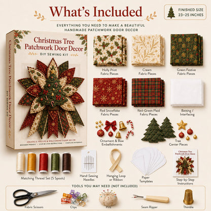 Holiday Quilted Door Hanging DIY Kit