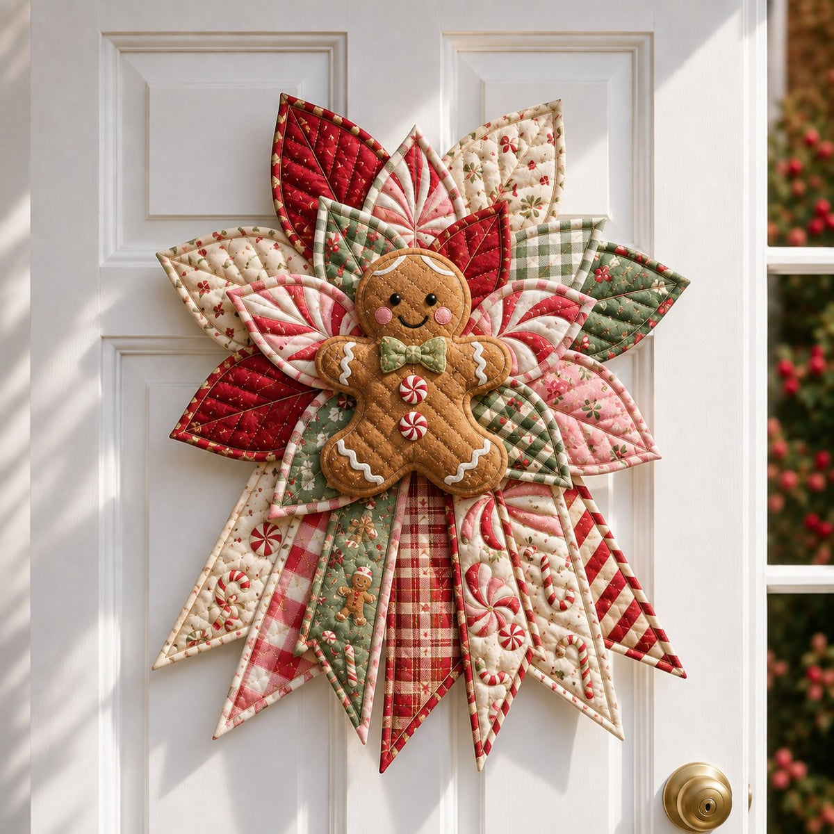 Holiday Quilted Door Hanging DIY Kit