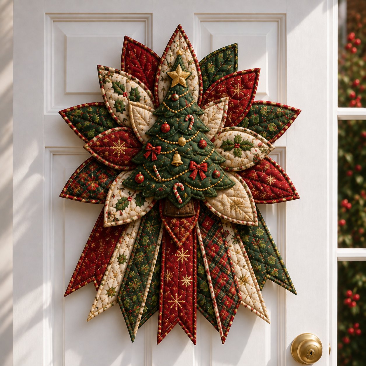 Holiday Quilted Door Hanging DIY Kit