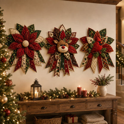 Holiday Quilted Door Hanging DIY Kit